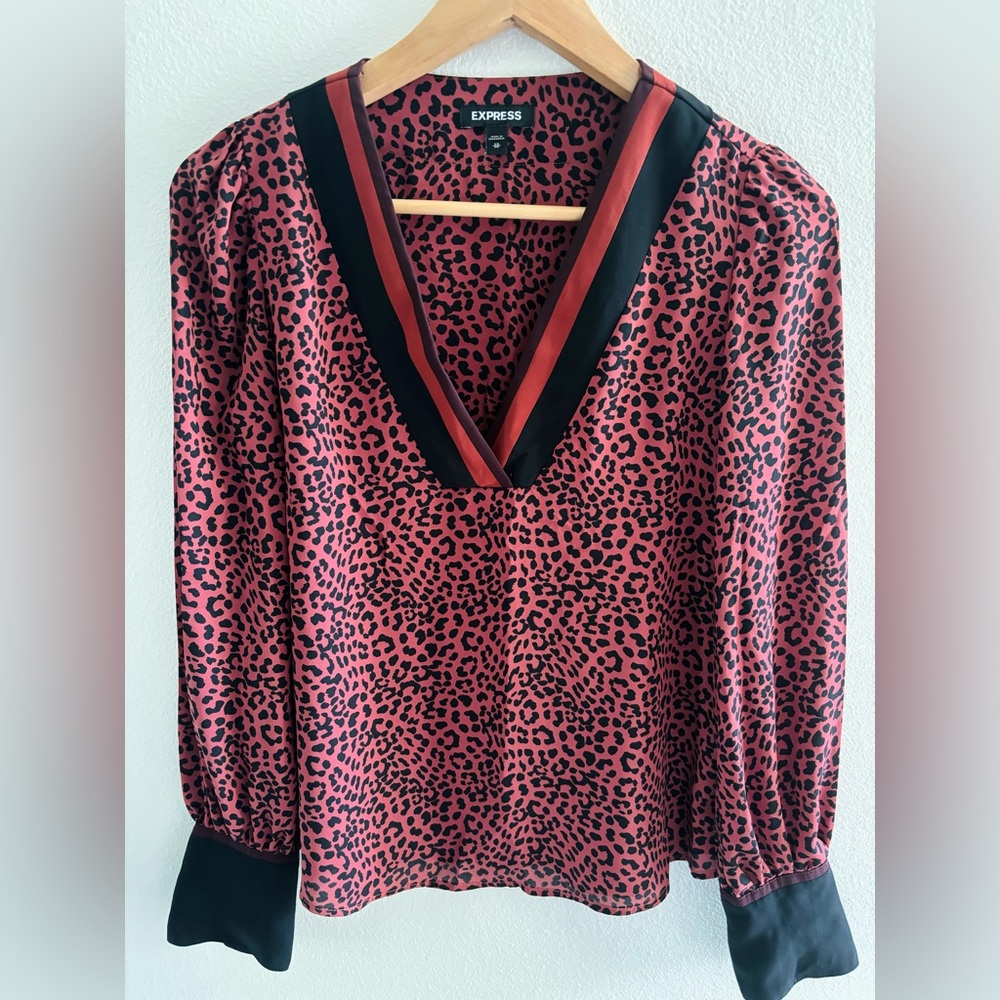 Express Animal Print Blouse
